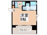 レジディア市谷薬王寺 1Kの間取り