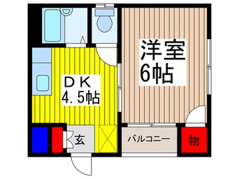 間取図 コーポ白石
