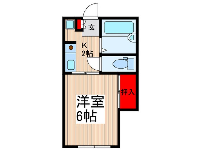 間取図 エスポワ－ル・マスダ