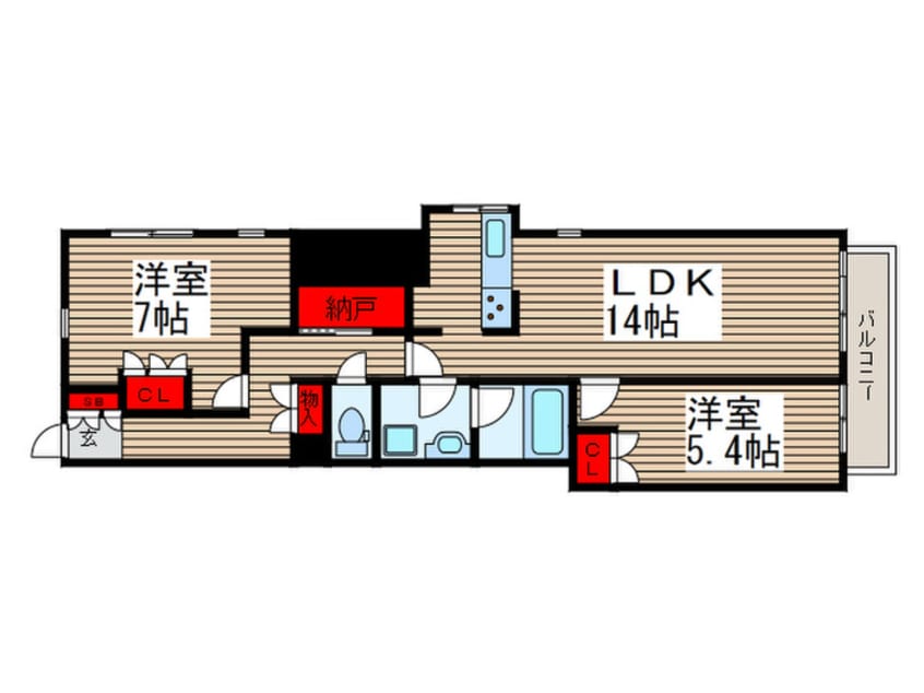 間取図 ＡＰＲＩＣＯＴ　ＨＯＵＳＥ