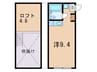 クリスタルハウス巣鴨 1Rの間取り