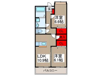 間取図 フラン・メゾン