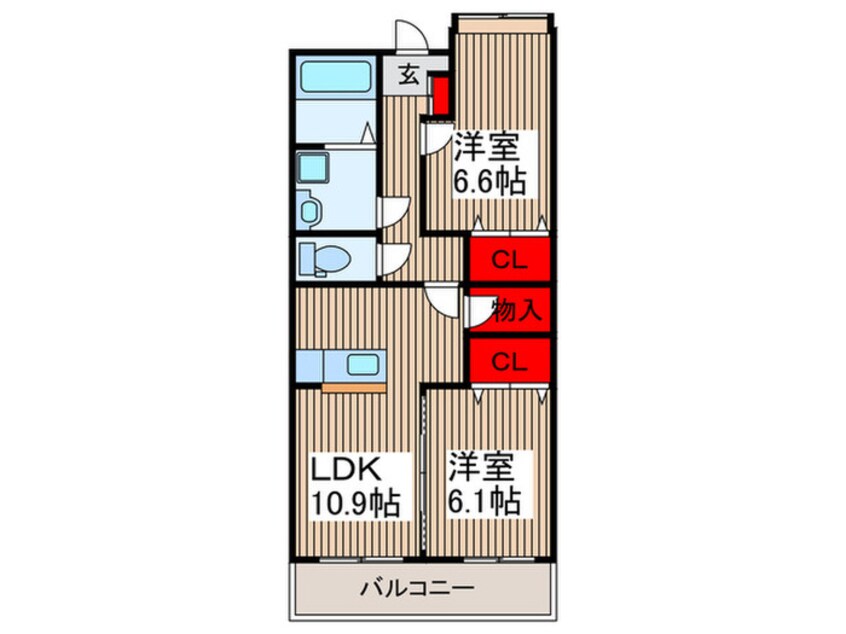 間取図 フラン・メゾン
