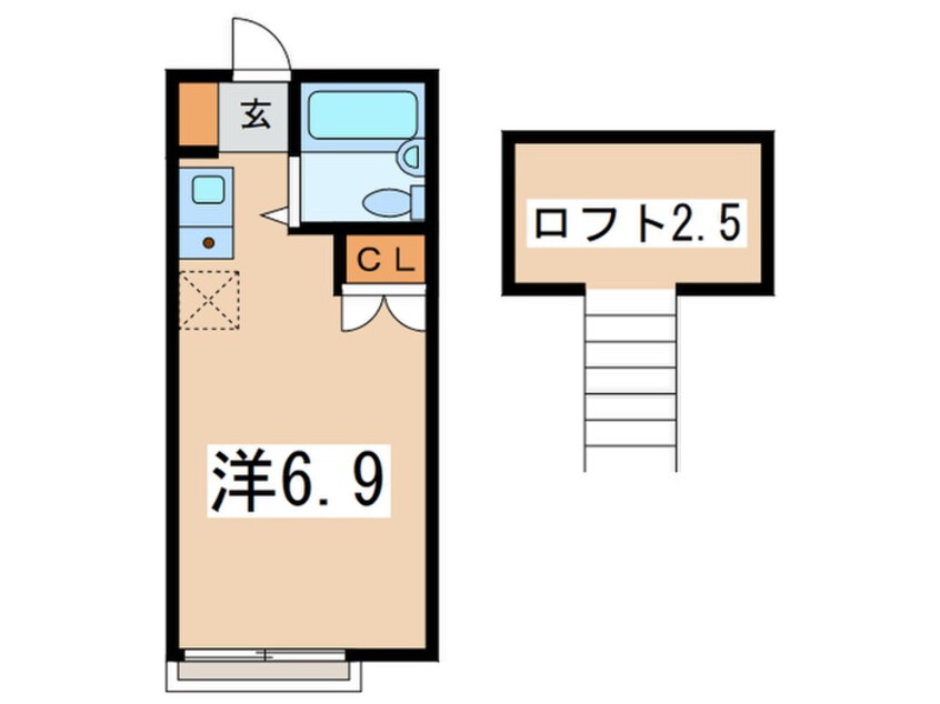 間取図 ＰＡＬＡＣＥ神大寺