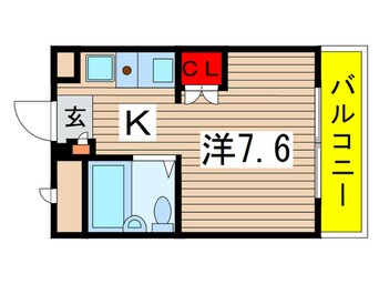 間取図 カレッジハイツ稲毛