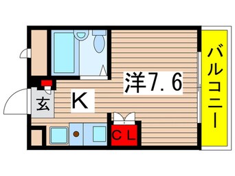 間取図 カレッジハイツ稲毛