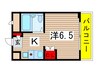 カレッジハイツ稲毛 1Kの間取り