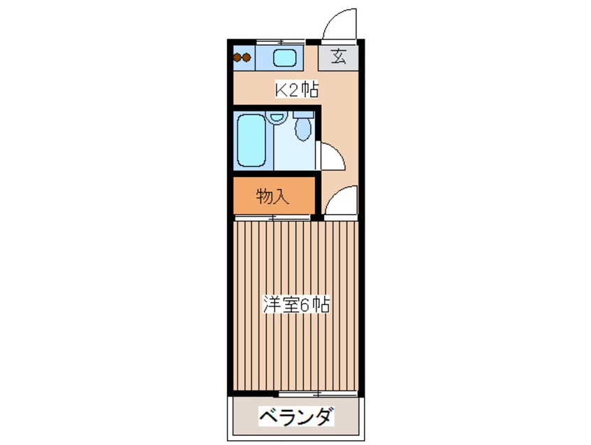 間取図 コ－ポ大六天