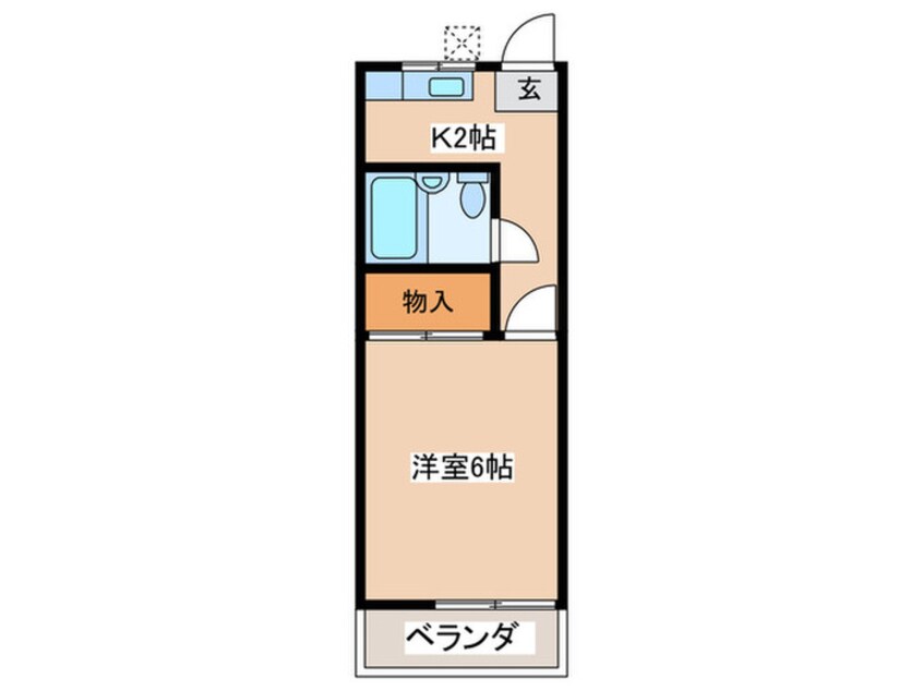 間取図 コ－ポ大六天