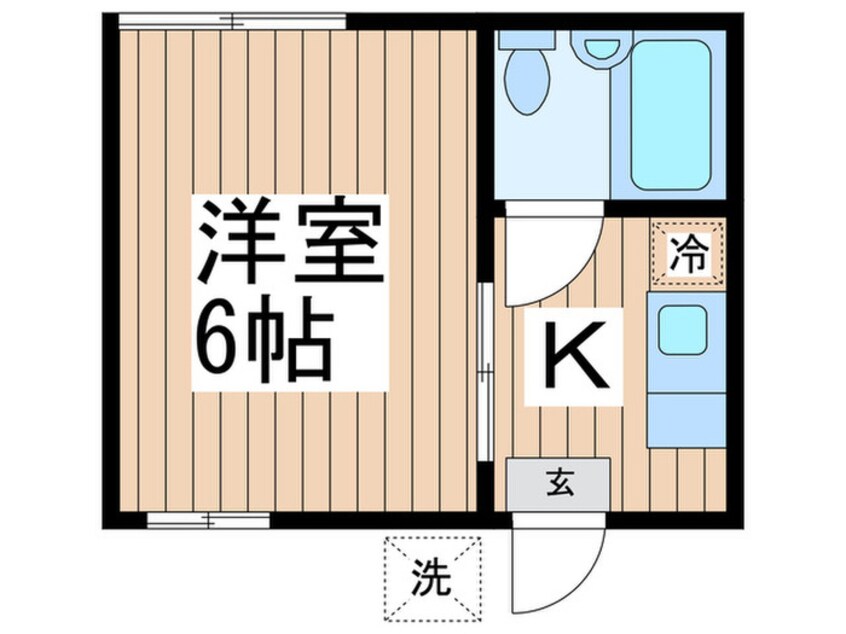 間取図 ハイツニシムラ