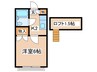 ハイツ井上２ 1Kの間取り