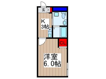 間取図 カインドネス所沢宮本町A棟