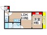 ＡＪ船橋湊町 1LDKの間取り