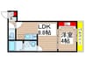 ＡＪ船橋湊町 1LDKの間取り