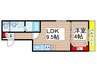 ＡＪ船橋湊町 1LDKの間取り