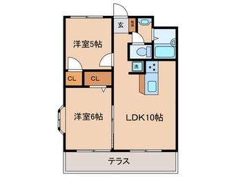 間取図 ＨＩＴＳＵ　ＧＯＴＥＮ