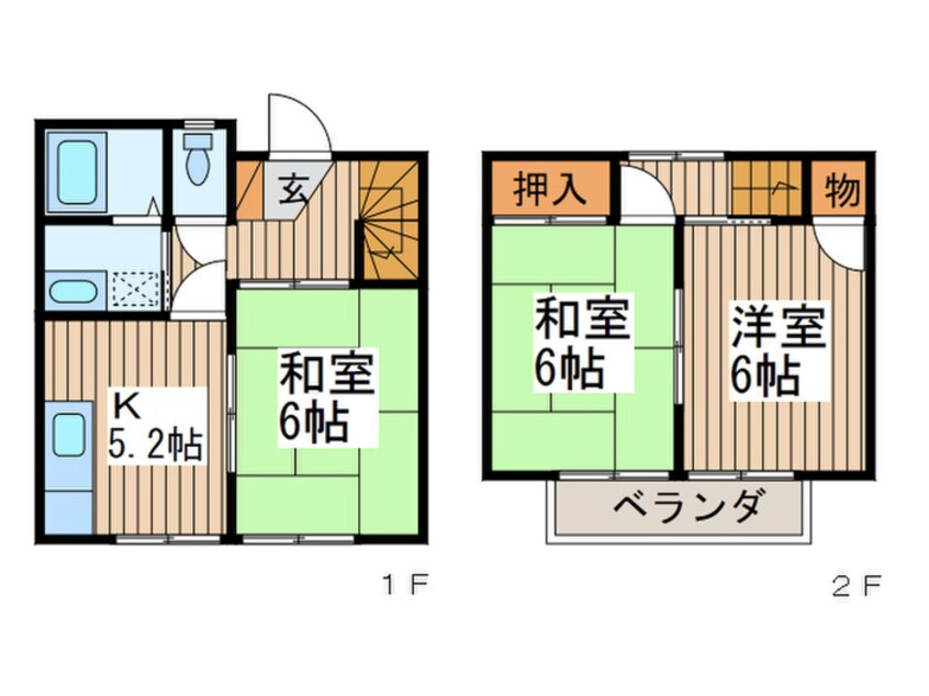 間取図 ビュ－テラスＡ棟