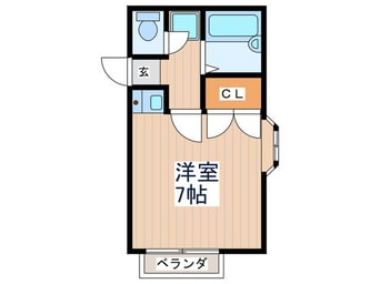 間取図 アークエンジェル国分寺