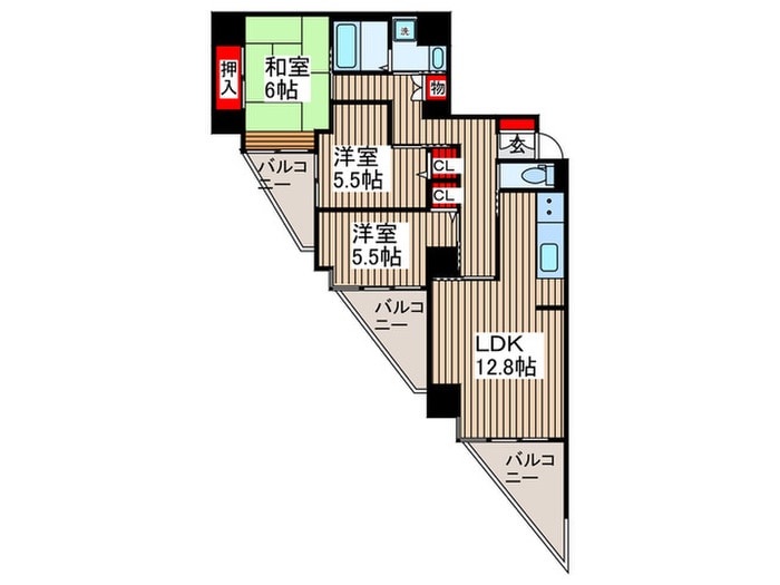 間取り図 Ts　garden東陽町
