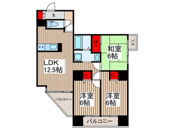 間取図 Ts　garden東陽町