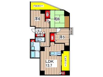 間取図 Ts　garden東陽町