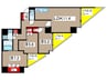Ts　garden東陽町 3LDKの間取り