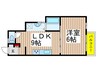 Ｌｉｋｅ作新台 1LDKの間取り