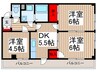 ルミエ－ルＩＣＩ 3DKの間取り