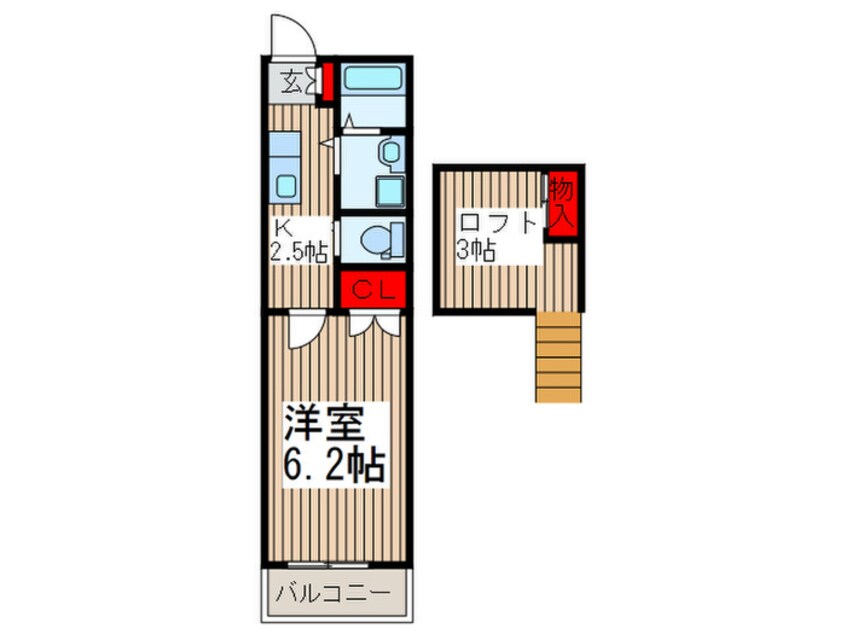 間取図 クレセントハウス