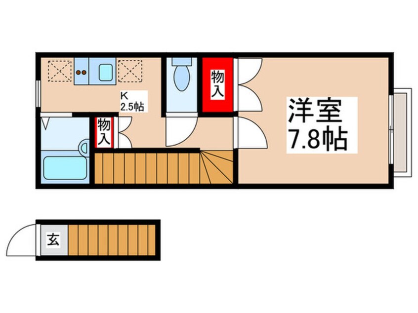 間取図 メインシティガーデン　リフレル