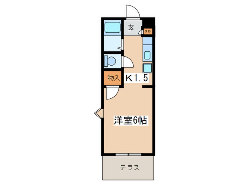 間取図 ハウス中町