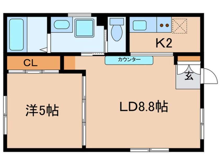 間取図 NEIVA奥沢