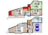 根岸戸建 3LDKの間取り