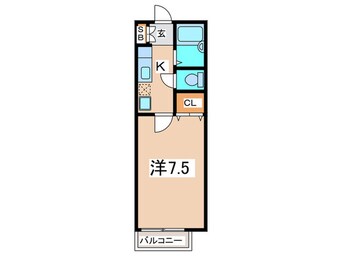 間取図 ガ－デンハイツ森本Ⅱ