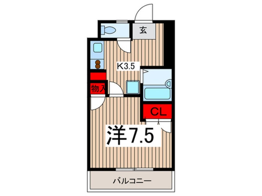 間取図 ドルチェ清瀬