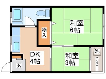 間取図 青梅第二プラザ