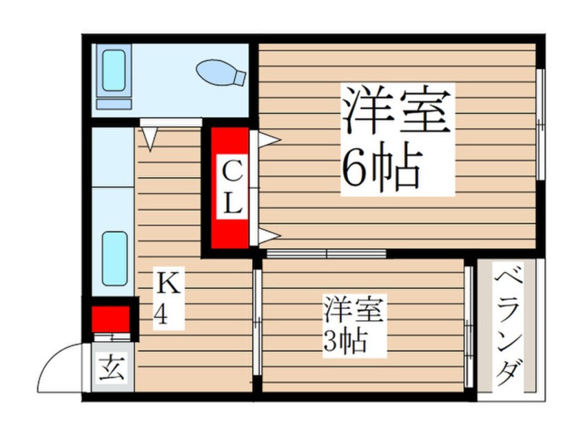 間取図 青梅第二プラザ