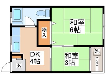 間取図 青梅第二プラザ