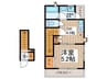 AXIS　A 1DKの間取り
