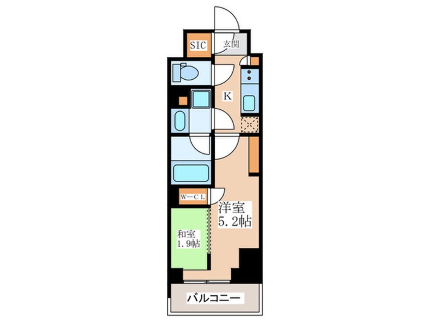 間取図 コンフォリア東新宿