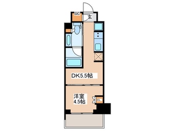 間取図 コンフォリア東新宿