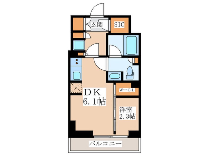 間取図 コンフォリア東新宿