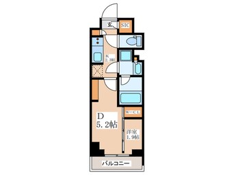 間取図 コンフォリア東新宿