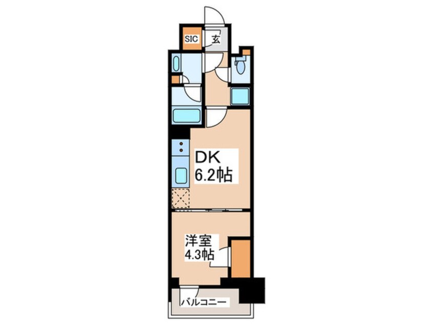 間取図 コンフォリア東新宿