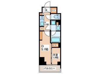 間取図 コンフォリア東新宿