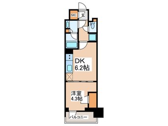 間取図 コンフォリア東新宿