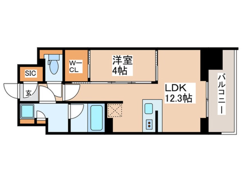 間取図 コンフォリア東新宿