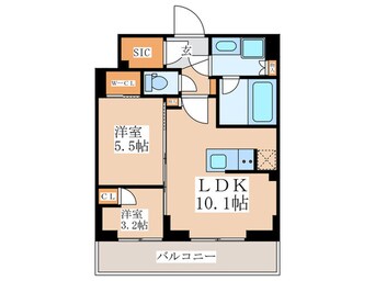 間取図 コンフォリア東新宿