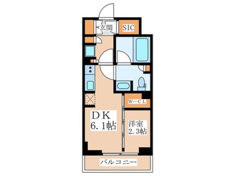 間取図 コンフォリア東新宿