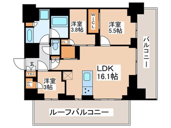 間取図 コンフォリア東新宿